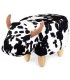 Puf Reposapiés Estilo Moderno Vintage con Diseño de Vaca Lechera Mdmhogar