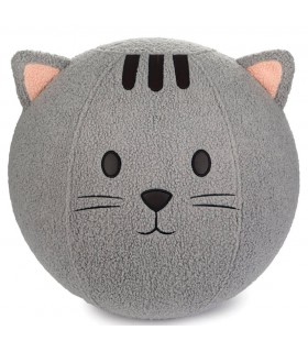 Puf Reposapiés Estilo Moderno Vintage con Diseño de Gato Mdmhogar