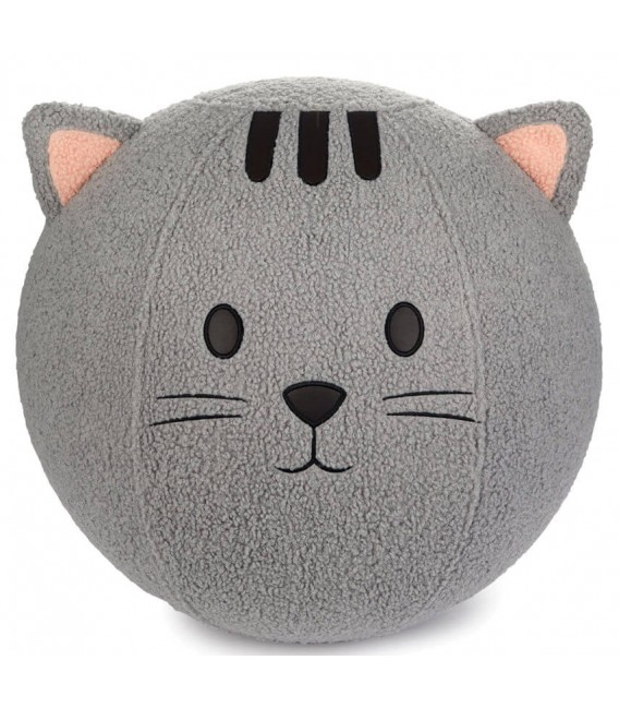 Puf Reposapiés Estilo Moderno Vintage con Diseño de Gato Mdmhogar