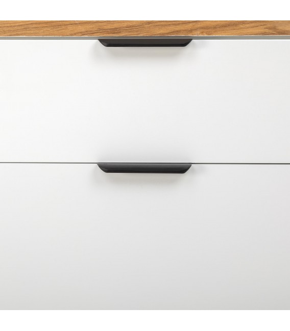 Mesita de Noche de Estilo Nórdico con 1 Cajón y 1 Puerta Mdmhogar7