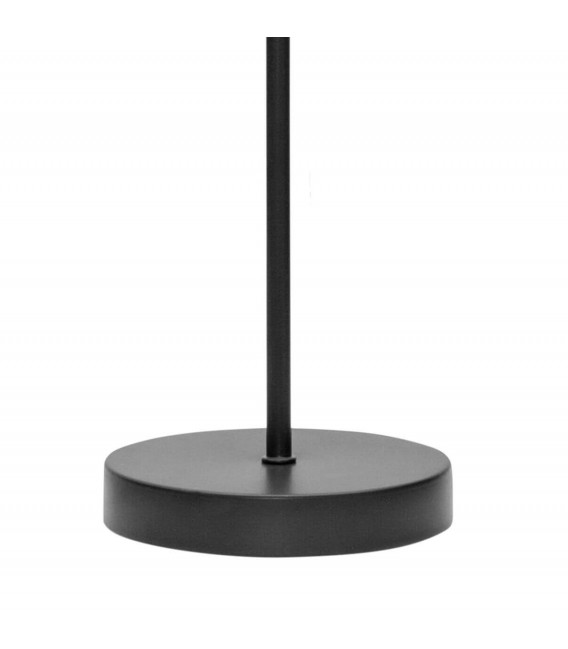 Lámpara de sobremesa pantalla en lino, tela de saco y terciopelo azul Mdmhogar2