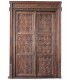 Puerta Antigua de Madera Tallada en Nogal Mdmhogar