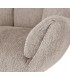 Butaca Giratoria de Estilo Contemporáneo en Chenilla Beige Mdmhogar4
