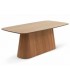 Mesa de Comedor Rectangular Grande en Madera de Abeto Roble Tostado Mdmhogar