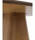 Mesa de Comedor Rectangular Grande en Madera de Abeto Roble Tostado Mdmhogar5