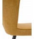 Silla de Comedor muy Cómoda en Chenilla Mostaza Mdmhogar5
