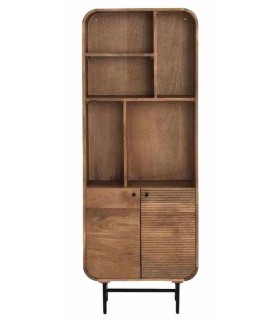 Estantería de Madera de Mango con Diseño Único Mdmhogar1