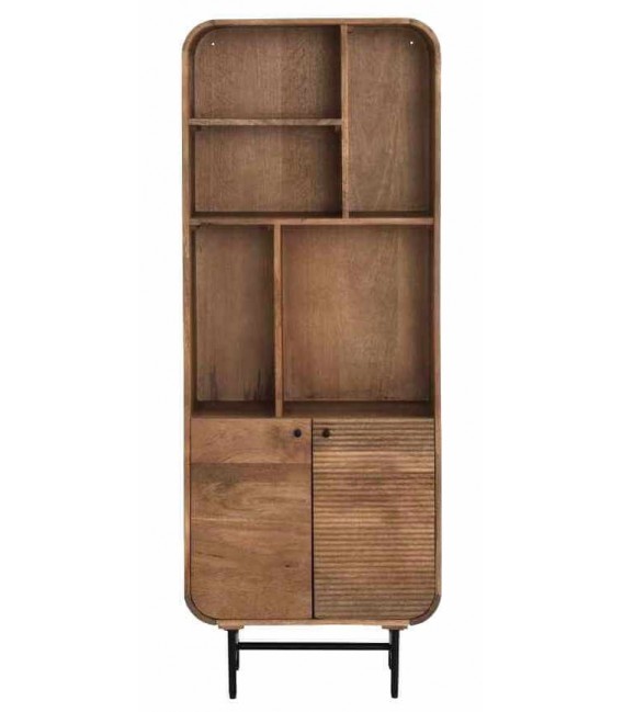 Estantería de Madera de Mango con Diseño Único Mdmhogar1