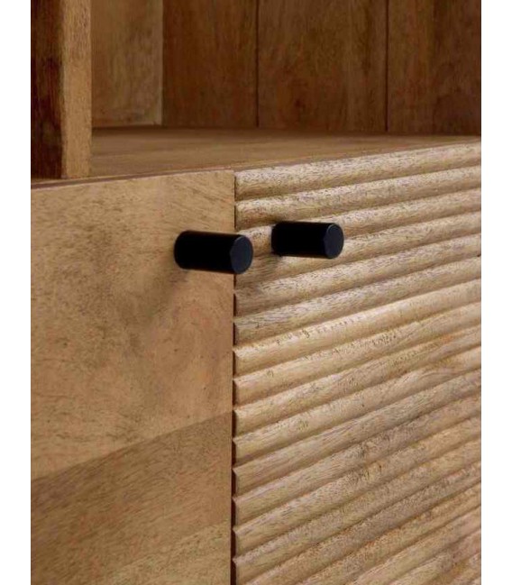 Estantería de Madera de Mango con Diseño Único Mdmhogar4