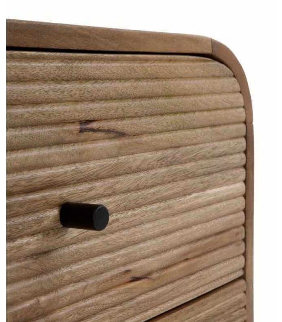 Cómoda de Madera Maciza de Mango con 6 Cajones Mdmhogar5