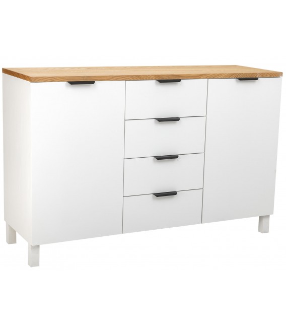 Aparador Pequeño de Estilo Nórdico en Madera de Abeto Mdmhogar1