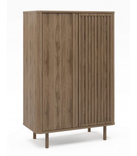 Armario Alacena Bajo Moderno en Melamina Roble Tostado Mdmhogar