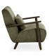 Butaca Original en Pana Gruesa Verde con Cojín Lumbar Mdmhogar3
