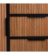 Aparador Pequeño en Madera de Paulonia con Listones en Color Miel Mdmhogar5