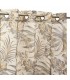 Cortina Visillo Semitransparente con Estampado Floral Mdmhogar
