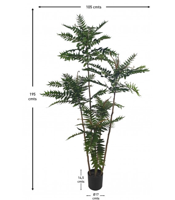 Árbol Artificial Alianto con Maceta Negra Mdmhogar