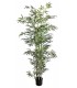 Planta artificial bambú con maceta negra Mdmhogar1