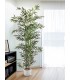 Planta artificial bambú con maceta negra Mdmhogar