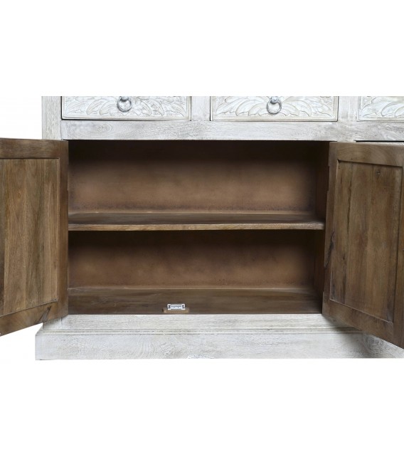 Aparador de madera maciza – Estilo vintage y almacenamiento4