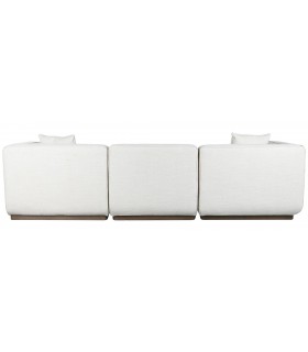 Sofá tres plazas chaise longue – Minimalismo y confort Mdmhogar1