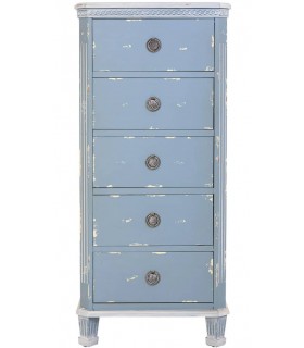 Sifonier de madera decapada – Estilo clásico y romántico Mdmhogar1