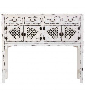Consola de entrada tallada – Estilo oriental y artesanal Mdmhogar1