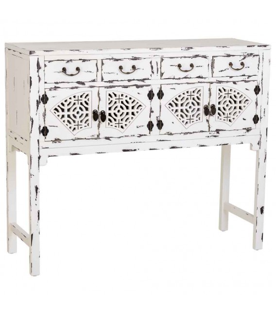 Consola de entrada tallada – Estilo oriental y artesanal Mdmhogar