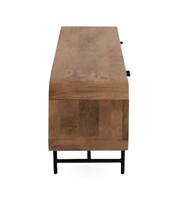 Mueble de TV en madera y metal – Diseño industrial moderno Mdmhogar2