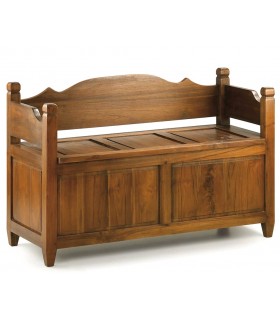 Banco baúl de mindi – Clásico, robusto y versátil Mdmhogar