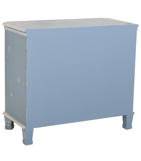 Cómoda azul decapada – Estilo clásico y almacenaje práctico Mdmhogar3