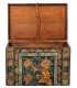 Baúl antiguo oriental – Madera de sicomoro pintada a mano Mdmhogar2