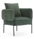 Butaca moderna – Confort y diseño con tapizado en verde Mdmhogar1