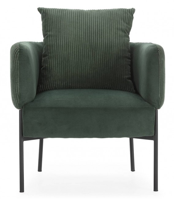 Butaca moderna – Confort y diseño con tapizado en verde Mdmhogar2