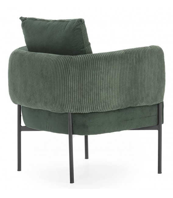 Butaca moderna – Confort y diseño con tapizado en verde Mdmhogar4