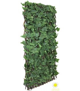 Celosía exterior LED con mando, hiedra artificial resistente y decorativa. Mdmhogar