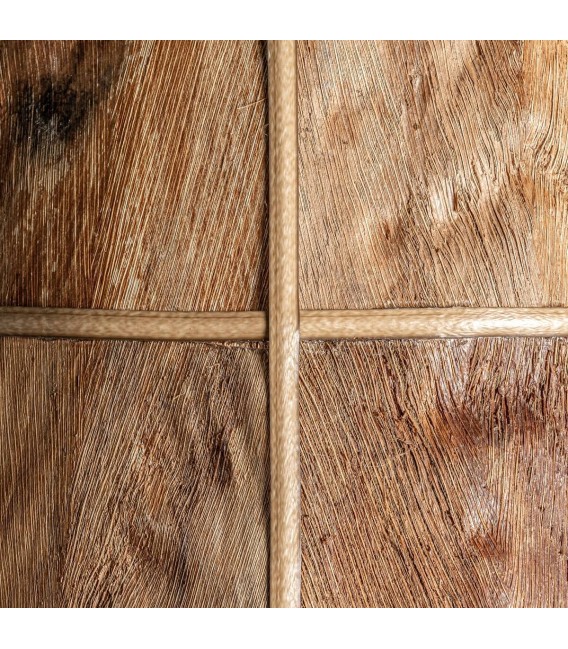 Lámpara de techo colonial en madera de coco, diseño artesanal único. Mdmhogar2