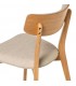 SILLA COMODA 46 X 50 X 78 SAIN ROBLE Y BEIGE