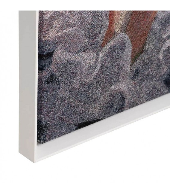 Cuadro vertical grande pop art en lienzo impreso con marco blanco. Mdmhogar4