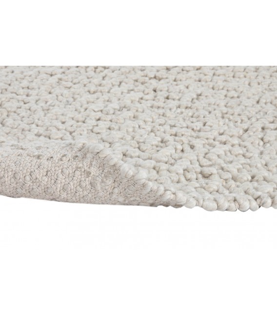 Alfombra de lana tejida a mano, diseño étnico y acabado artesanal. Mdmhogar4