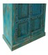Armario Alacena Antiguo de Madera Maciza en Azul Envejecido Mdmhogar4