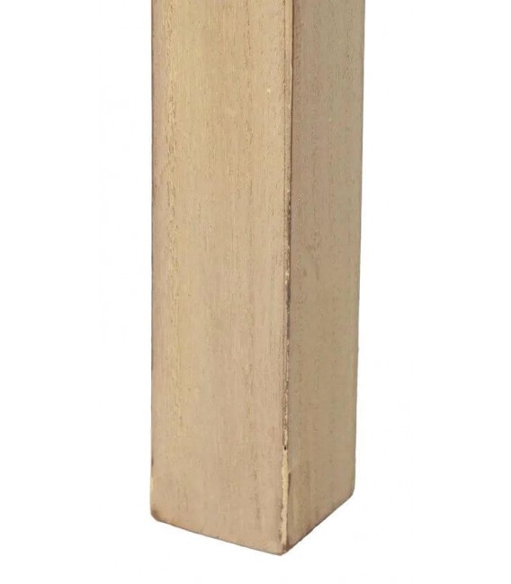 Consola de entrada con 6 cajones, madera natural, estilo oriental. Mdmhogar5