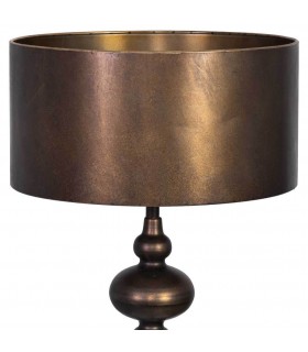 Lámpara de pie de metal, diseño clásico en bronce envejecido. Mdmhogar1