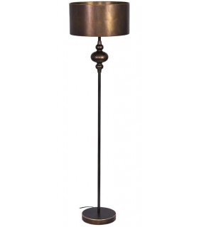 Lámpara de pie de metal, diseño clásico en bronce envejecido. Mdmhogar