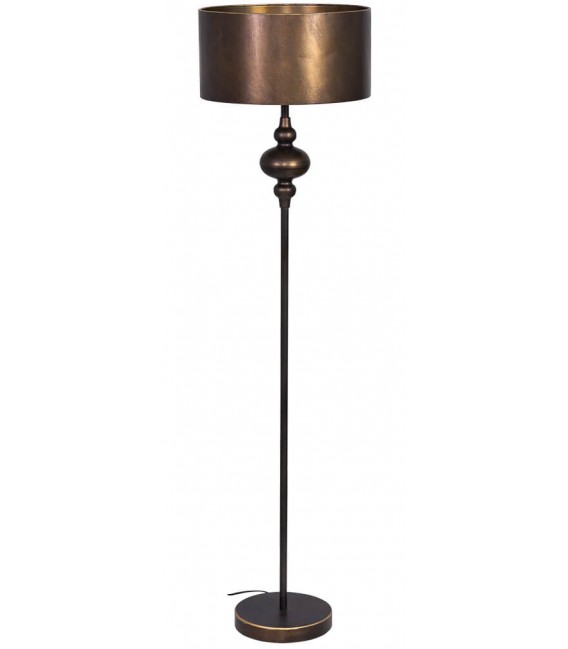 Lámpara de pie de metal, diseño clásico en bronce envejecido. Mdmhogar