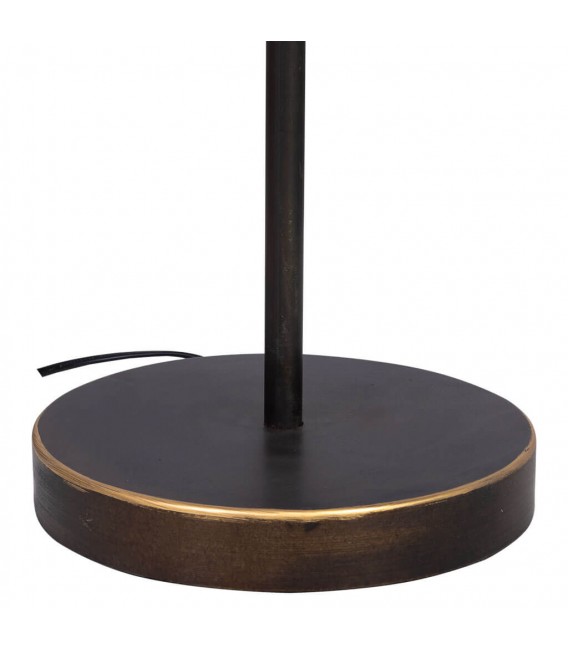 Lámpara de pie de metal, diseño clásico en bronce envejecido. Mdmhogar3