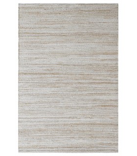 Alfombra rectangular de algodón, tejida a mano, tonos marrones. Mdmhogar