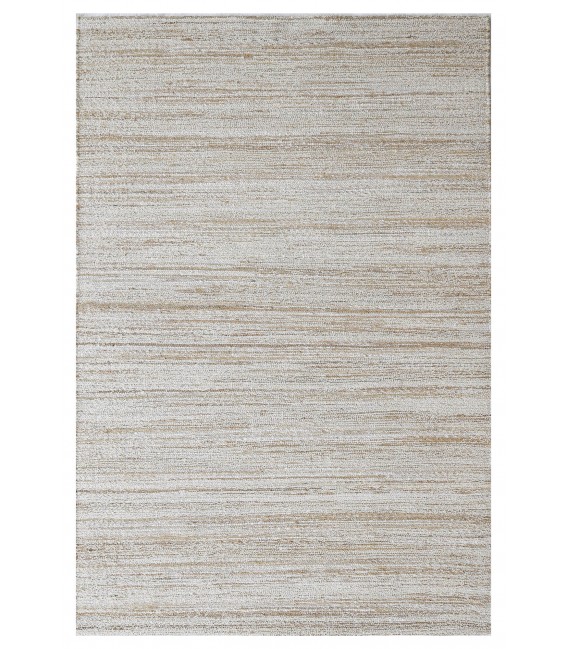 Alfombra rectangular de algodón, tejida a mano, tonos marrones. Mdmhogar