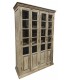 Vitrina grande de madera, 4 puertas acristaladas, estilo colonial. Mdmhogar