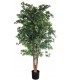 Árbol artificial de arce verde 165 cm con tronco natural y maceta. Mdmhogar1