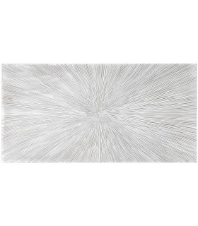 Cabecero tallado blanco, madera MDF con acabado decapado artesanal. Mdmhogar